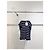 Autre Marque Top Dior in maglia a righe in cotone con lacci Multicolore