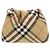 Borsa a tracolla Burberry Nova Check in nylon e pelle Marrone - vista 2
