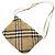 Borsa a tracolla Burberry Nova Check in nylon e pelle Marrone - vista 5