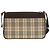 Borsa a tracolla in pelle Burberry Nova Check Marrone Beige - vista 2