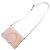 Borsa a tracolla Burberry Hampshire in pelle rosa - vista 9