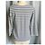 Chanel Top Marinière a Righe Bianco e Nero Monogramma TM - vista 5