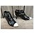 Première Chanel Lackleder Stiefeletten Schwarz-Weiß - Ansicht 2
