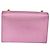 Autre Marque Saint Laurent Classic Monogram Metallic Leather Medium Rosa - vista 2
