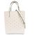 Borsa Tote Jimmy Choo Bria N S in pelle con borchie a stella Bianco