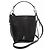 Borsa secchiello Jimmy Choo Varenne 2-Way in pelle goffrata Nero
