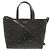 Borsa Jimmy Choo Pegassi in pelle verniciata con stella embossed Nero