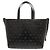 Borsa Jimmy Choo Pegassi in pelle verniciata con stella embossed Nero - vista 3