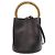 Borsa a mano 2-Way Marni Panier in pelle nera Nero
