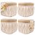 Portachiavi Miu Miu Trick Matelassé Bianco Beige - vista 4