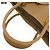Borsa Tote Longchamp Penelope Fantasy Velvet Leather Marrone - vista 8