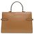 Borsa Satchel ID in pelle Polo Ralph Lauren Marrone - vista 3