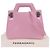 Borsa a tracolla 2-Way Salvatore Ferragamo Gancini Wanda Micro Rosa - vista 2
