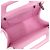 Borsa a tracolla 2-Way Salvatore Ferragamo Gancini Wanda Micro Rosa - vista 5