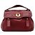 Sac à main Yves Saint Laurent Muse Two Top Handle en cuir bordeaux