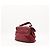 Sac à main Yves Saint Laurent Muse Two Top Handle en cuir bordeaux - vue 4