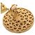 Orecchini a clip Dolce & Gabbana in ottone dorato e cristalli D'oro - vista 9