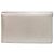 Ralph Lauren Schultertasche Portemonnaie aus silbernem Leder - Ansicht 3