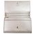 Ralph Lauren Schultertasche Portemonnaie aus silbernem Leder - Ansicht 5