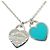Autre Marque Collana con pendente Tiffany & Co. Ag925 Double Heart Tag Blue - vista 2