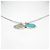 Autre Marque Collana con pendente Tiffany & Co. Ag925 Double Heart Tag Blue - vista 6