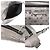 Borsetta da vita Jimmy Choo Star Studded Nero Argento - vista 7
