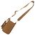 Bolsa de Ombro de Couro para Celular Tory Burch Thea Marrom - vista 7