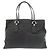 Borsa Tote in pelle blu navy con logo Tod's - vista 2