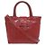 Borsa a mano 2-Way in pelle goffrata Tod's Double T Rosso