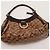 Gucci GG Monogram Schultertasche Braun - Ansicht 6