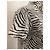 Autre Marque Vaquera Kurzarmhemd mit Zebra-Print und Pailletten Schwarz Weiß Zebra-druck - Ansicht 4
