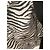 Autre Marque Vaquera Kurzarmhemd mit Zebra-Print und Pailletten Schwarz Weiß Zebra-druck - Ansicht 8