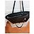 Autre Marque Borsa Tote Coccinelle Dione in pelle nera Nero - vista 7