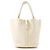 Hermès Borsa Hermes Picotin Lock MM in pelle Taurillon Clemence Craie