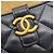 Timeless Chanel Matelassé Schultertasche mit Kette Schwarz Beige - Ansicht 8
