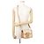Borsa Louis Vuitton Monogram Jacquard Dauphine MINI Marrone - vista 5