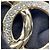 Collier Chanel avec logo Coco Doré - vue 7