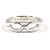 Autre Marque Tiffany & Co. Double Open Teardrop Ring Silber