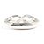 Autre Marque Tiffany & Co. Double Open Teardrop Ring Silber - Ansicht 2