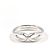 Autre Marque Tiffany & Co. Double Open Teardrop Ring Silber - Ansicht 3