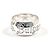 Bulgari Bvlgari Save the Children Charity Band Ring Silber