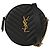 Autre Marque Saint Laurent Vinyle Round Belt Matelasse Chevron Leather Baby Nero