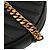 Autre Marque Saint Laurent Vinyle Round Belt Matelasse Chevron Leather Baby Nero - vista 6