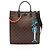 Louis Vuitton Sac Plat LV Friend Virgil Abloh 2-Way Tote Bag Marrone Nero Multicolore