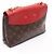 Louis Vuitton Saint Placido Schultertasche Braun Rot Fuschia - Ansicht 2