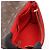 Louis Vuitton Saint Placido Schultertasche Braun Rot Fuschia - Ansicht 3