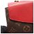 Louis Vuitton Saint Placido Schultertasche Braun Rot Fuschia - Ansicht 9