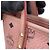 Bolsa de mão em couro rosa MCM - vista 12