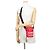 Borsa a tracolla Burberry Nero Bianco Rosso - vista 4