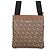 Borsa a tracolla Burberry TB Leather Marrone Nero Beige
